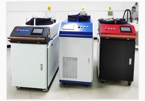 1500W 3000W 섬유 레이저 용접 기계 3 in 1 레이저 정화 절단 기계