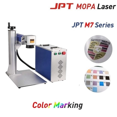 Jpt M7 스플릿 데스크 모파 레이저 색상 조각기 스테인리스 스틸 알루미나 보석