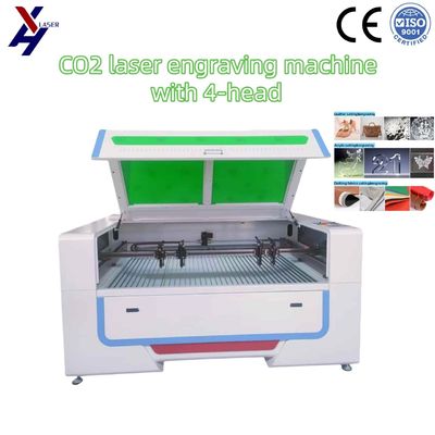 130W 150W CO2 레이저 절단기와 조각기 4개의 머리로 아크릴 MDF 유리