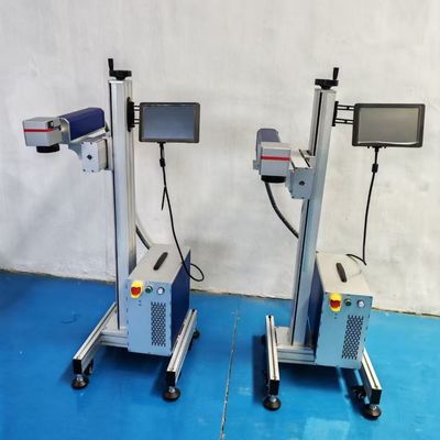 파이버 레이저 와이어 마킹 머신 생산 라인 및 소규모 비즈니스를 위한 레이저 코딩 머신 30W 50W 100W